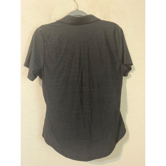 NWT Greg Norman Pro Series Women Collared Golf Shirt Sz L 4 button w Moisture Ma - Picture 4 of 6